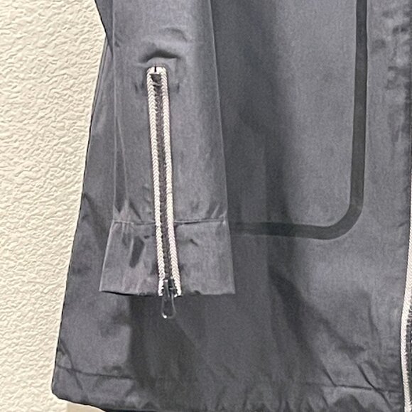 (NEW) MONDETTA Lightweight Wind/Rain Breaker Hooded Jacket, Charcoal - S/P - Picture 2 of 12